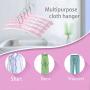 Miyare 5 Pack Satin Padded Hangers,Silk Clothes Rack Sponge Clothes Rack Home Hotel (Pink)