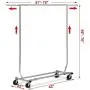 Cypress Shop Clothing Rack Single Rail Rolling Garment Rack Collapsible Clothes Hangers Clothing Garment Rail Rack Bar Adjustable Heavy Duty Collapsible Clothes Hanger Laundry Dryer Trolley Cart Cypress Shop Clothing Rack Single Rail Rolling Garment Rack Collapsible Clothes Hangers Clothing Garment Rail Rack Bar Adjustable Heavy Duty Collapsible Clothes Hanger Laundry Dryer Trolley Cart