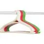 SAASNY Plastic Hangers,24 White 41.5cm Plastic All Purpose Clothes Garment Coat Hangers Space Saving with Non-Slip Trouser Bar,Ideal for Home and Shops - Space Saving Solution SAASNY Plastic Hangers,24 White 41.5cm Plastic All Purpose Clothes Garment Coat Hangers Space Saving with Non-Slip Trouser Bar,Ideal for Home and Shops - Space Saving Solution
