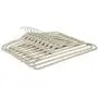 Cosway 50Pcs Heavy Duty Velvet Hangers Set with Stainless Steel Hooks Ultra Thin Non-slip Velvet Clothes Hangers Dress Hangers Suit Hangers(Grey)