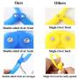 Puchin 10 PCS Travel Hangers Folding Hangers Portable Clothes Hangers Foldable, Non-Slip, Lightweight for Home and Travel