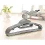 10pcs/lot Seamless Thicker Longer Section Hanger, Non-Slip Clothes Hangers Magic Stays Clothes Hanger MZ 005,Purple 10pcs/lot Seamless Thicker Longer Section Hanger, Non-Slip Clothes Hangers Magic Stays Clothes Hanger MZ 005,Purple