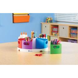 Learning Resources Create-a-Space Storage Center, Bright Colors, Classroom Craft Keeper, 10 Piece set