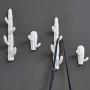 Ass Wall Cactus Coat Hook, Creative Styling Wall Ornament White Hanger, Clothes/Coat/Hat/Rust and Durable Wall Hanging (Size : B)
