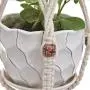 Flosky 3pcs/Set Handmade Macrame Plant Hanger Indoor Outdoor Hanging Basket Flower Pots Flosky 3pcs/Set Handmade Macrame Plant Hanger Indoor Outdoor Hanging Basket Flower Pots
