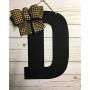 Monogram Door Hangers, Home Decor, Black Door Sign Wall Letters