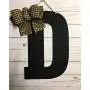 Monogram Door Hangers, Home Decor, Black Door Sign Wall Letters Monogram Door Hangers, Home Decor, Black Door Sign Wall Letters