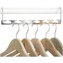 10Pcs Multifunctional Drying Storage Rack Clothes Folding Metal Hanger Closet Hangers for Clothes Coat Hanger