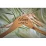 Engraved Wedding Hangers, Bridal Party Wedding Hangers, Personalized Wood Hangers, Personalized Bridal Hanger (Individual or sets) Style H015