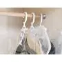 Juvale Hanging Vacuum Storage Bag - 6-Pack Clear Space Saving Bags for Outerwear, Winter Clothes, Short Vacuum Compression Bag, Smart Closet Organizer with 2 Cascading Hangers, 26 x 42.5 Inches Juvale Hanging Vacuum Storage Bag - 6-Pack Clear Space Saving Bags for Outerwear, Winter Clothes, Short Vacuum Compression Bag, Smart Closet Organizer with 2 Cascading Hangers, 26 x 42.5 Inches