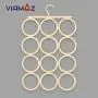 VIAMAZ Scarf Hanger Organizer Holder 12 Loops, Closet Organizer Hanger Space Saving Sock Drying Hanger for Glasses Belts Socks Scarves Clothes Hijab Bra | Travel Accessories Hotel Home Décor Gift VIAMAZ Scarf Hanger Organizer Holder 12 Loops, Closet Organizer Hanger Space Saving Sock Drying Hanger for Glasses Belts Socks Scarves Clothes Hijab Bra | Travel Accessories Hotel Home Décor Gift