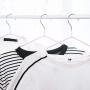 High-tech type 10pcs/lot Stainless Steel Clothes Hanger Non Slip Space Saving Clothes Hangers with Hook,Orange