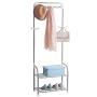 WZP Household Coat Rack Hall Floor Rack Bedroom Multi-Purpose Clothes Rack Simple Living Room Stainless Steel Hanger Modern