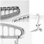 HJYPYJ Magic Hanger,Pp Non-Slip Folding Hanger,Removable Hooks,Suitable for Storage,Hanging Clothes,40X20cm Durable/Pink / 2 pcs
