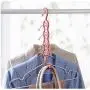 Multifunction 4 Circle Windproof Clothes Hanger Drying Rack Plastic Hangers for Clothes Layer Storage Racks Buckle Hanger 10pcs Random Color Multifunction 4 Circle Windproof Clothes Hanger Drying Rack Plastic Hangers for Clothes Layer Storage Racks Buckle Hanger 10pcs Random Color