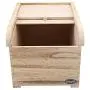 Rice Storage Bin, Paulownia Wood Shuttered Cereals Storage Container Great for Cereals Rice Kitchen Storage Boxes with Cover 10Kg(#01) Rice Storage Bin, Paulownia Wood Shuttered Cereals Storage Container Great for Cereals Rice Kitchen Storage Boxes with Cover 10Kg(#01)