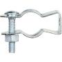 Morris Products Conduit Hanger With Bolt Features ?3/4 Inch - Secures Rigid, EMT Conduit to Mounting Surfaces ? Insulated Supports - Zinc-Plated Steel ? Threaded Rod - 100 Pieces