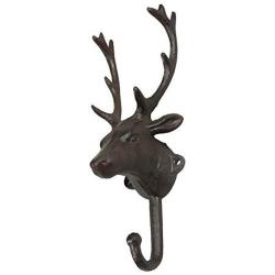 Heavy Herngee Deer Head Single Hanger Animal shaped Coat Hat Wall Hook Home Garden Yard Decoration