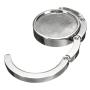 Portable 1pc Silver Foldable Zinc Alloy Purse Handbag Tote Bag Hook Hanger Bag Holder Home Clothing Accessories