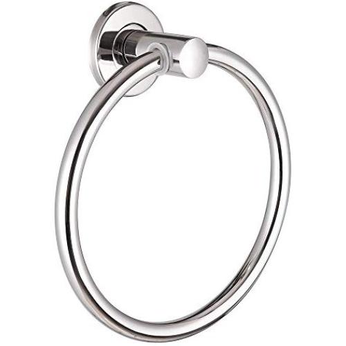 Yescom Stainless Steel Towel Ring Holder Hanger Polished Chrome Wall Mounted Bathroom Home Hotel Easy to Install