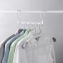 Wecnday-Home Space Saving Hangers 2-Pack Hangers Set Space Saving PP Durable Clothes Hangers Closet Organizers for Coats Jackets Dorm Room Apartment Essentials Tie Hanger Storage Coat Hangers