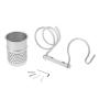 Anself Hair Dryer Holder Wall Mounted Comb Holder Rack Stand Bathroom Storage Organizer Hanger