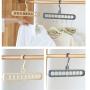 10pcs Random Color Home Storage Organization Clothes Hanger Drying Rack Plastic Scarf Clothes Hangers Storage Racks Wardrobe Storage Hanger