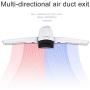 Portable Dryer, Clothes Hanger and Shoe Dryer Foldable Electrical Hot Air/Natural Wind Switching Fast Drying for Travel Daily Life