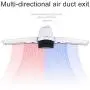 Portable Dryer, Clothes Hanger and Shoe Dryer Foldable Electrical Hot Air/Natural Wind Switching Fast Drying for Travel Daily Life