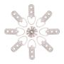 Swpeet 60 Pcs Heavy Duty Large Wide D Ring Shape Nail Non-Trace Frame Picture Hangers Double Hole with Screws, for Home Decoration, Picture Frame Hanging with Transparent Box