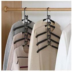 2pcs Magic Clothes Storage Steel Drying Racks Fish Bone Multi-Layer Clothes Hanger Wardrobe Organizer Clothing Support