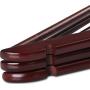 Utopia Home Premium Wooden Hangers - Pack of 20 - Suit Hangers - Walnut Finishing