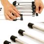 Xingny Multi-Function Folding Stainless Steel Pants Hanger Jeans Organizer Space Saving Clothes Hanging Storage Rack