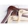 8 Personalized, Engraved Wedding Dress Hangers by Left Coast Original