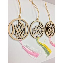 Pack of THREE (3) Car Rear View Mirror Hanger