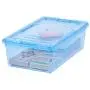 IRIS 6 Quart Modular Storage Box, 18 Pack, Blue IRIS 6 Quart Modular Storage Box, 18 Pack, Blue