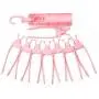 KIPB 8 Fish Bones Foldable Clothes Dryer Drying Clothing Rack Hangers for Tumble Kids Outdoor Hanging Laundry Stand Telescopic Pink KIPB 8 Fish Bones Foldable Clothes Dryer Drying Clothing Rack Hangers for Tumble Kids Outdoor Hanging Laundry Stand Telescopic Pink