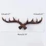 Surrui Vintage Deer Antlers Wall Hooks Antique Clothes Hanger Rack Home Coat Hooks Dark Brown Surrui Vintage Deer Antlers Wall Hooks Antique Clothes Hanger Rack Home Coat Hooks Dark Brown