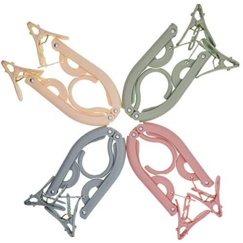 Travel Hangers,Folding Hanger,Travel Hangers Foldable,4 PCS Portable Folding Clothes Hangers with Clips for Travel Accessories,Foldable Shirts Socks Underwear Drying Rack Clothes Hangers for Travel Travel Hangers,Folding Hanger,Travel Hangers Foldable,4 PCS Portable Folding Clothes Hangers with Clips for Travel Accessories,Foldable Shirts Socks Underwear Drying Rack Clothes Hangers for Travel