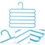 10pcs Random Color 5 Layers Non-Slip Multifunctional Clothes Hangers Pants Storage Hangers Cloth Rack Multilayer Storage Scarf Tie Rack Hanger 10pcs Random Color 5 Layers Non-Slip Multifunctional Clothes Hangers Pants Storage Hangers Cloth Rack Multilayer Storage Scarf Tie Rack Hanger