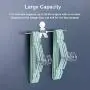 Clothes Hanger Organizer Stacker Storage Holder Rack for Closet and Laundry Room Tidier, Wall Mount, Adhesive or Drilling Installation, Stainless Steel Clothes Hanger Organizer Stacker Storage Holder Rack for Closet and Laundry Room Tidier, Wall Mount, Adhesive or Drilling Installation, Stainless Steel