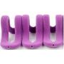 20pcs Random Color Mini Flocking Clothes Hanger Hook Accessories Save Space Wardrobe Clothes Hanging Organizer Coat Hooks