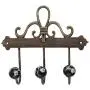 Indianshelf Handmade 1 Artistic Vintage Black Ceramic Floral Key Hooks Hangers/Key Holder for Wall Indianshelf Handmade 1 Artistic Vintage Black Ceramic Floral Key Hooks Hangers/Key Holder for Wall