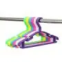 Beauty-inside 60Pcs Baby Clothes Hangers Plastic Outdoor Drying Rack for Kids Children Clothing Coat Closet Organizer Garment Suit,Green