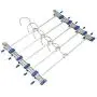SEniutarm Pants Jeans Hanger Anti-Slip Trouser Clothes Rack Organizer Shirt 5/10/15/20Pcs Blue 5pcs
