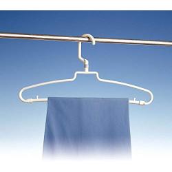 Rayen 2151 Clothes Hangers Non-Slip ridges, White