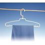 Rayen 2151 Clothes Hangers Non-Slip ridges, White