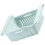 yagaga Storage Boxes Food Container Fresh Spacer Layer Storage Rack - Pull-Out Drawers, Refrigerator Partition Layer Durable Storage Rack Fruit Vegetable Holder