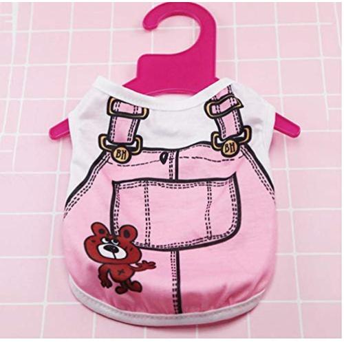 20psc Plastic Pet Dog Clothes Hanger Dog Puppy Clothes Rack Hanger Random Color