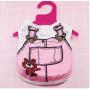 20psc Plastic Pet Dog Clothes Hanger Dog Puppy Clothes Rack Hanger Random Color